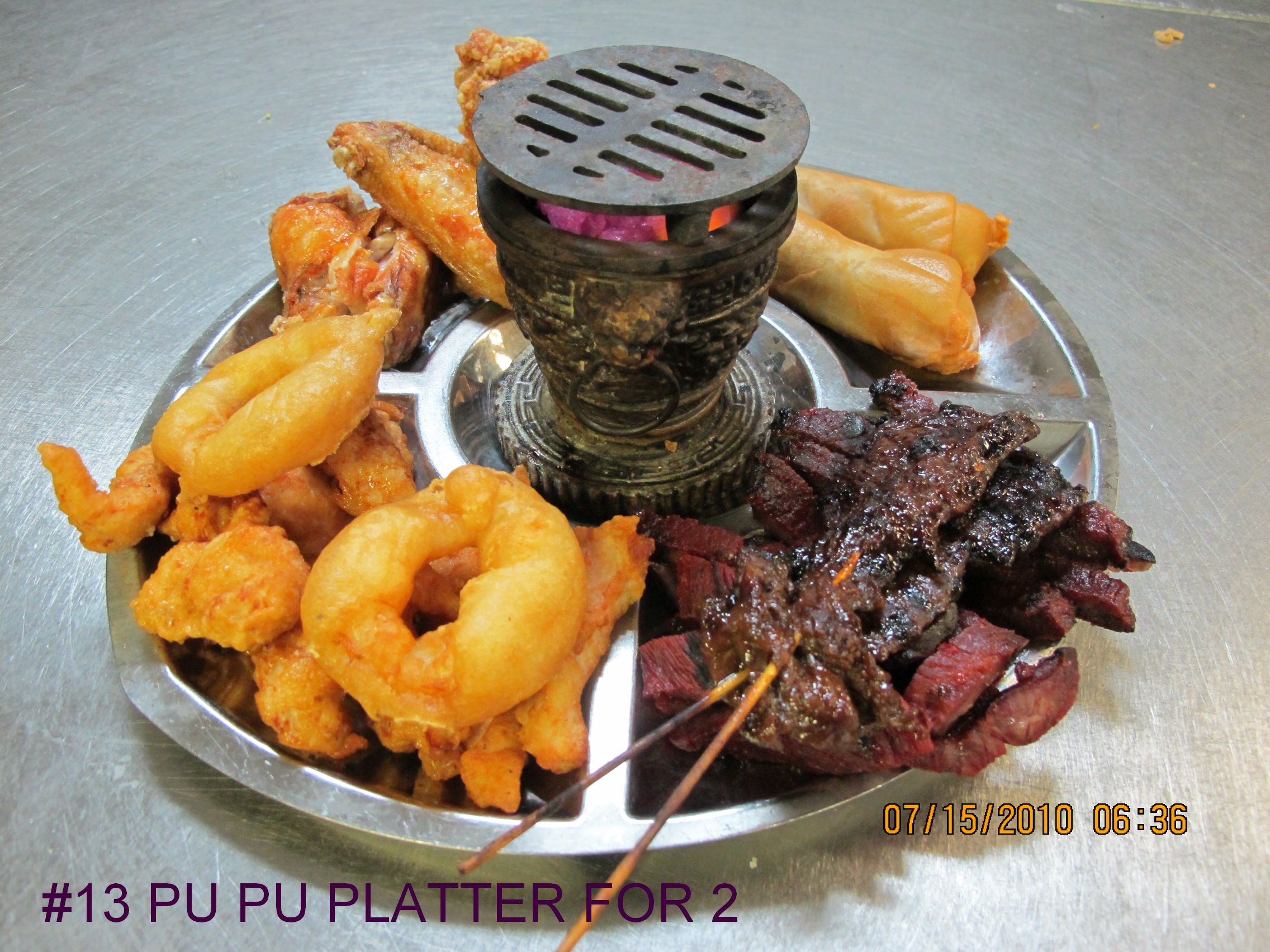 13. pu pu platter (for 2)